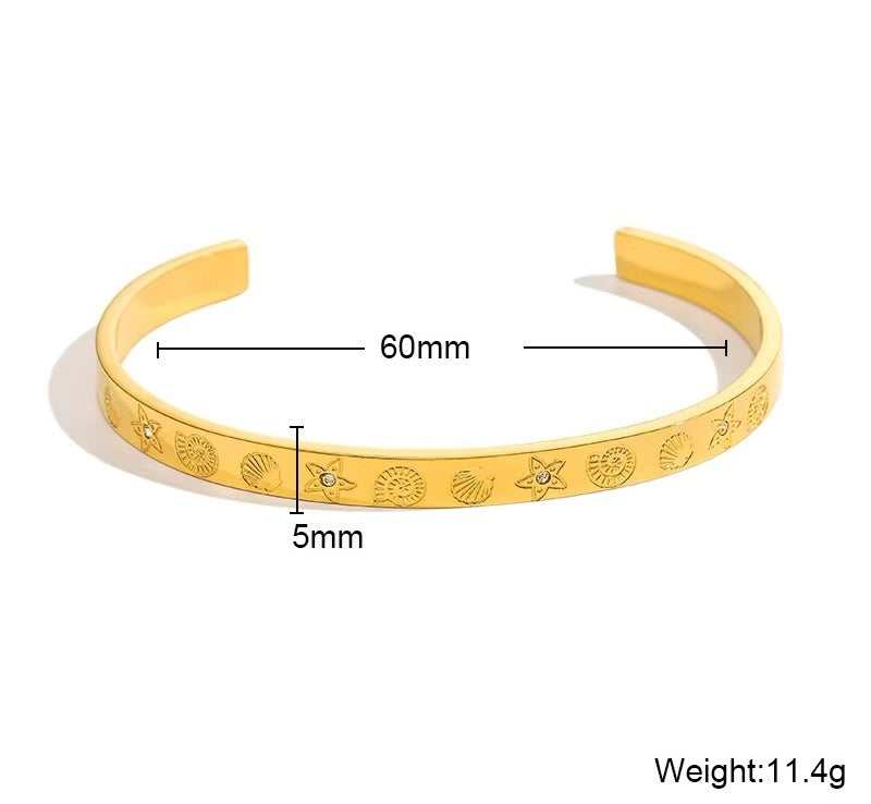 Zirca Tide Cuff Bracelet