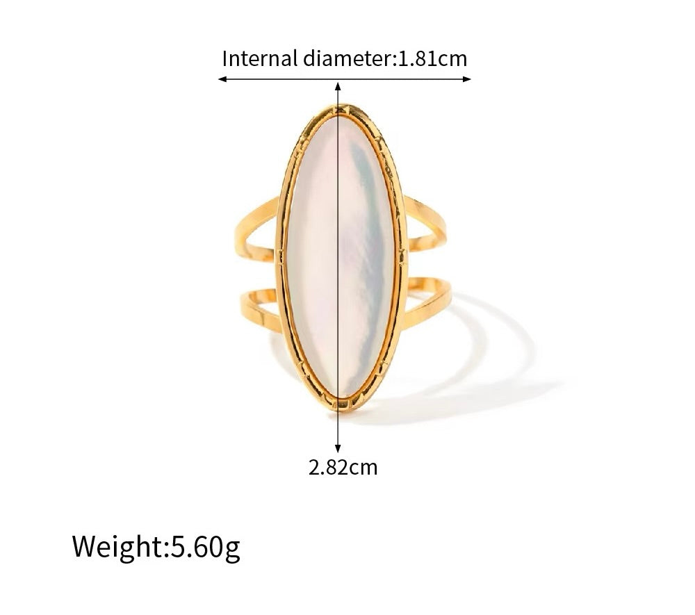 Stiletto Oval Ring