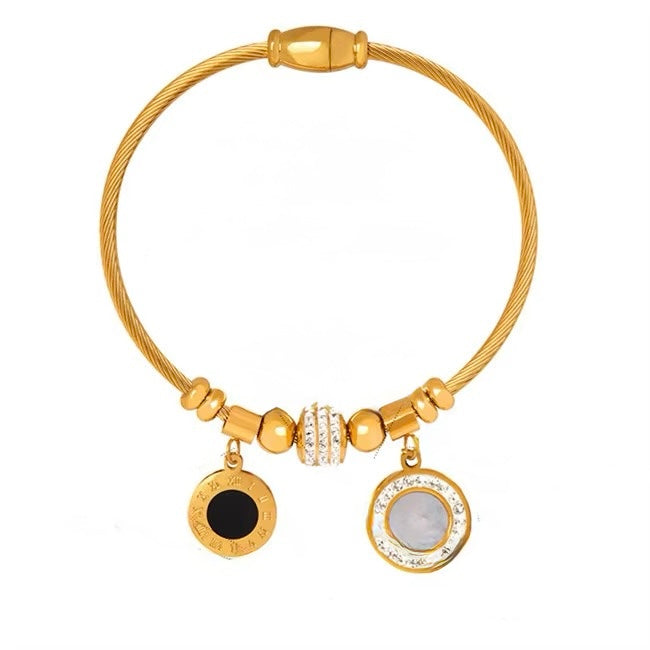 Crystal Beads Charm Bracelet