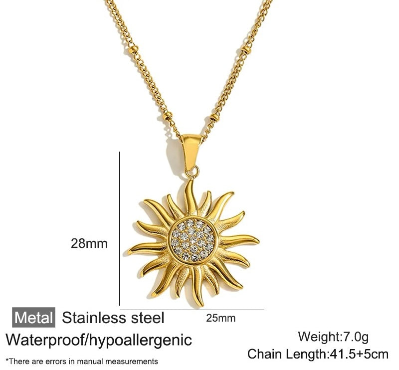 Solar Pendant Necklace