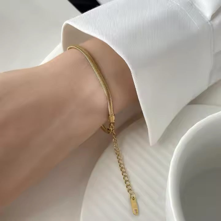 Thin Snake Chain Bracelet
