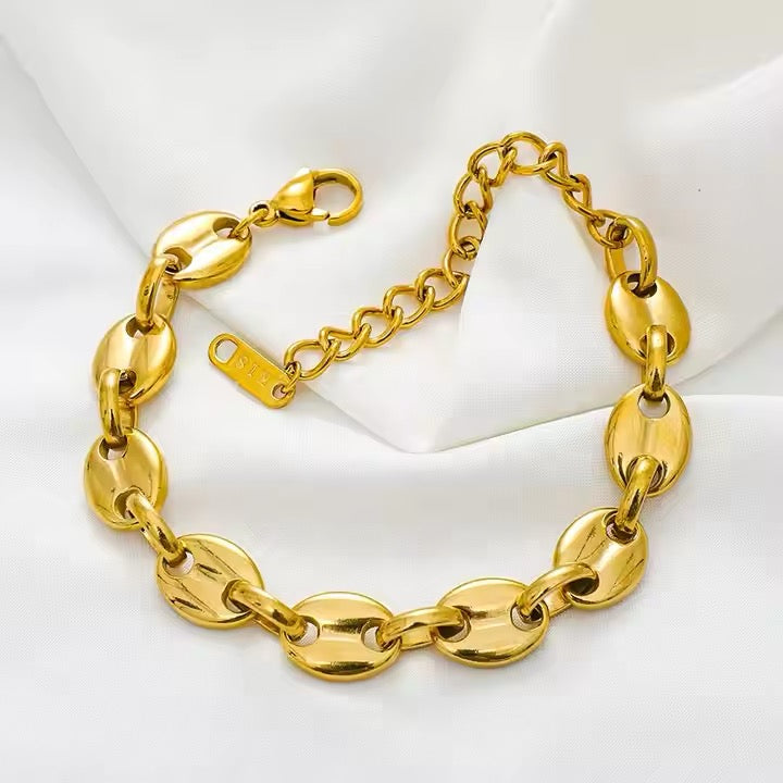 Vintage Coffee Bean Bracelet