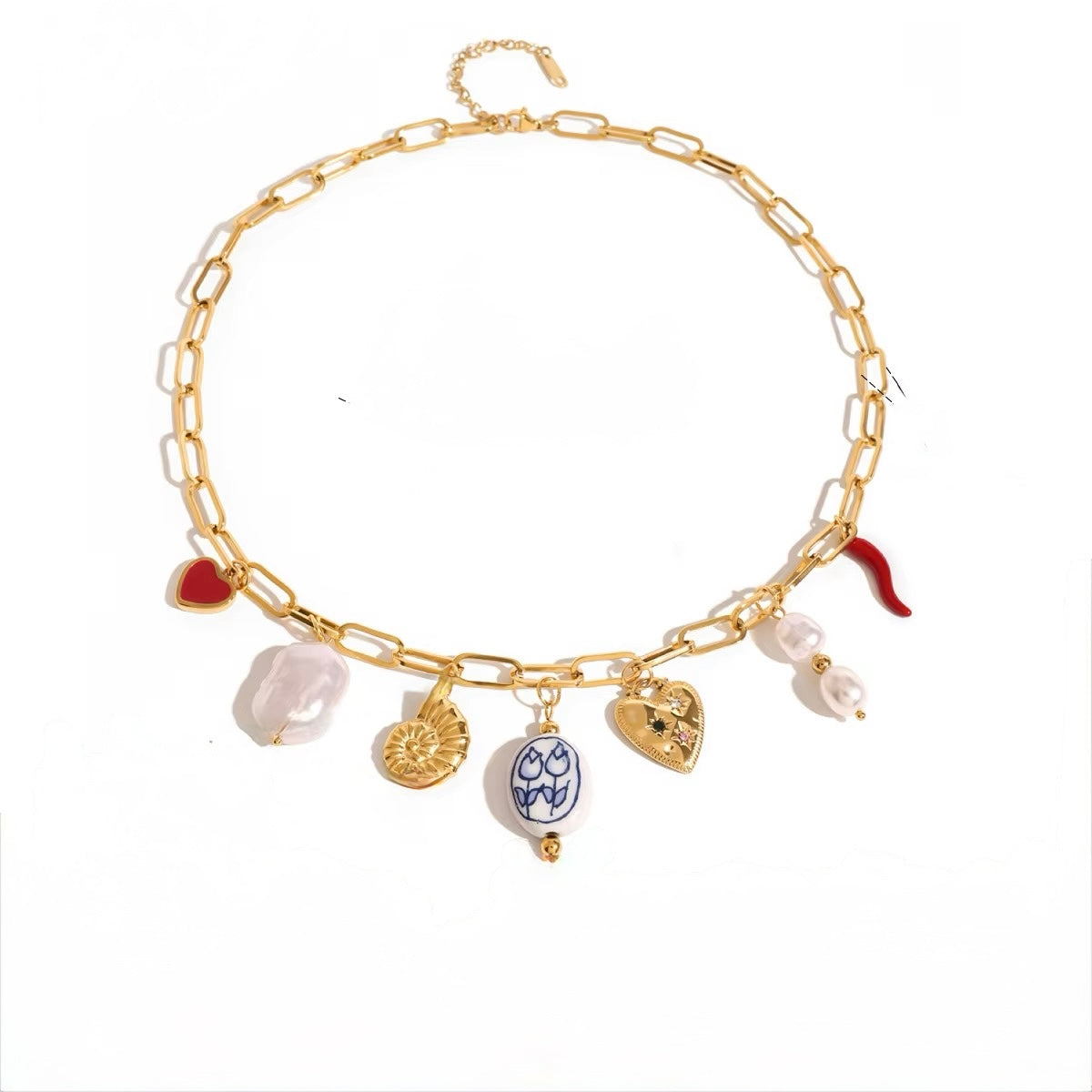 Mosaic Charm Necklace